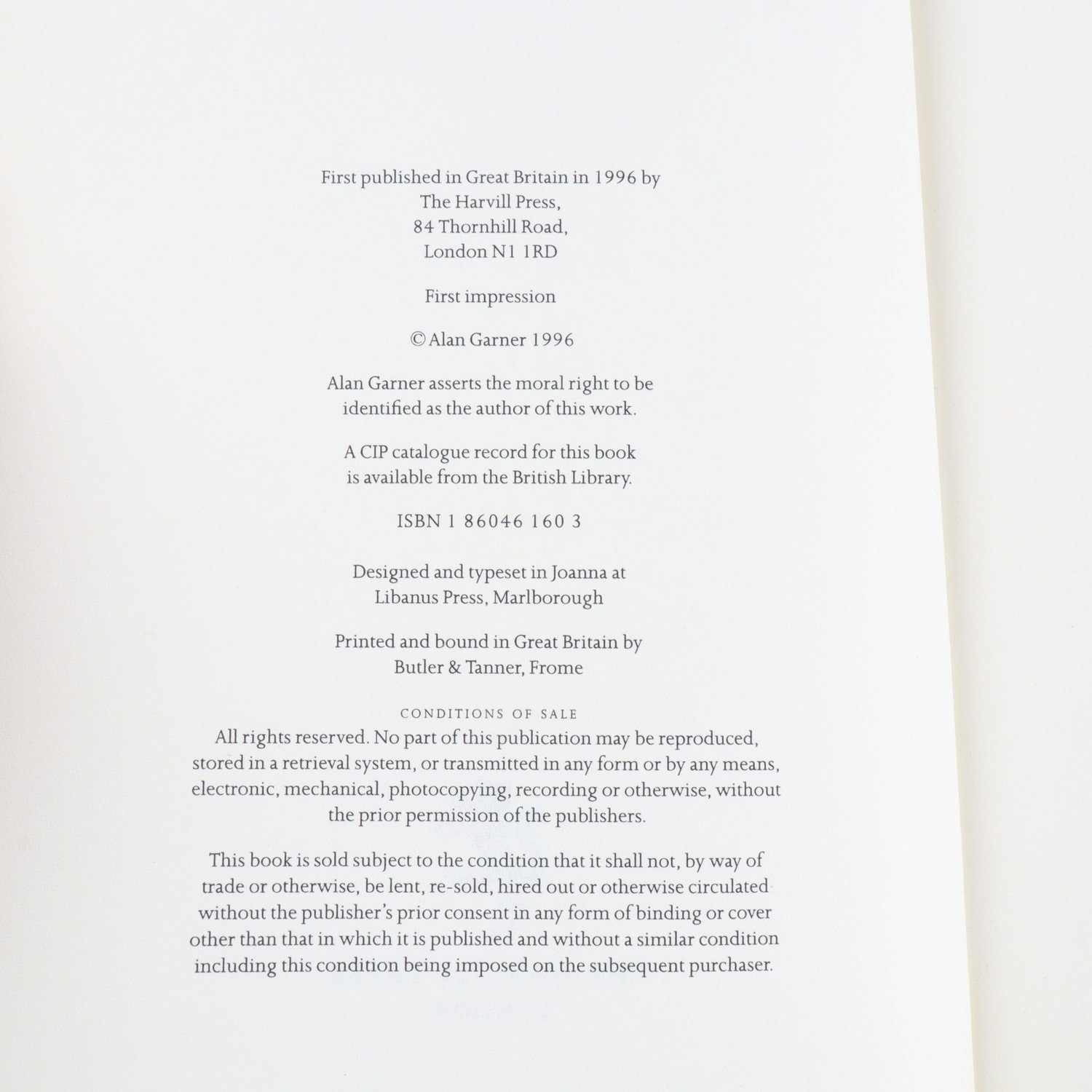 Strandloper & The Guizer / Alan Garner (Signed) - Image 6