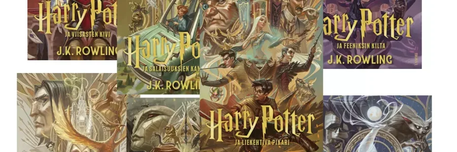 Harry Potter Finnish Edition All 7 Books Set