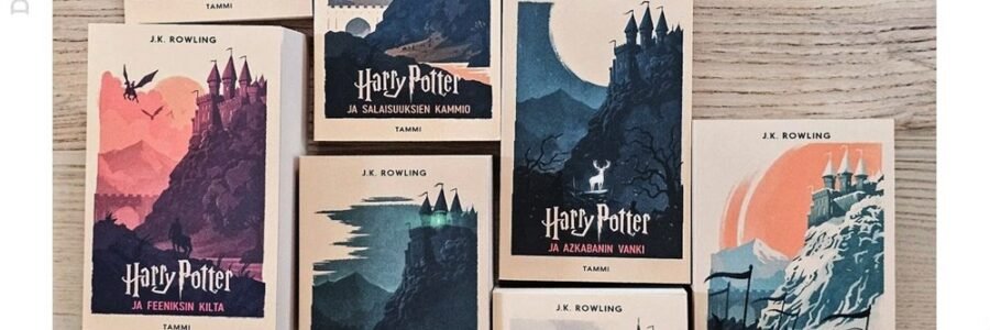 Harry Potter Finnish Edition All 7 Books Set 2024