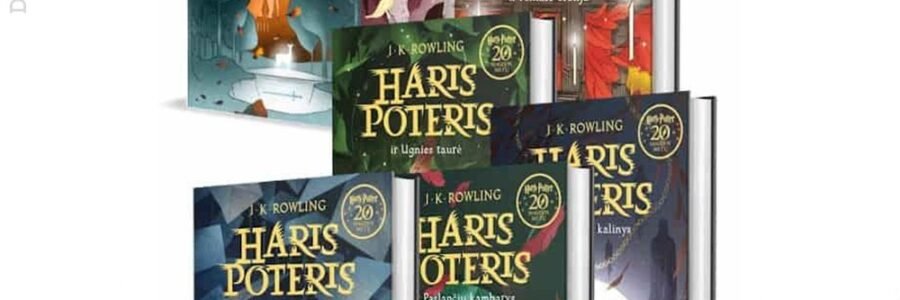 Harry Potter Lithuanian Edition All 7 Books Set Exclusive Cover