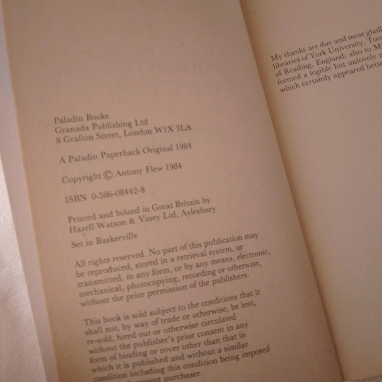 Darwinian Evolution / Antony Flew (Paladin Movements and Ideas Series), 1984 - Image 2