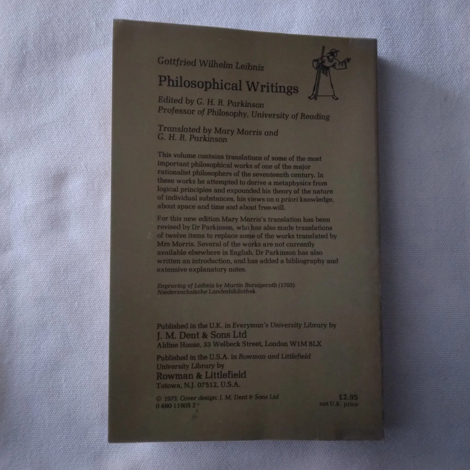 Leibniz Philosophical Writings, 1979 - Image 3