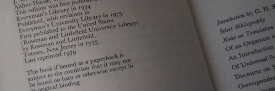 Leibniz Philosophical Writings, 1979