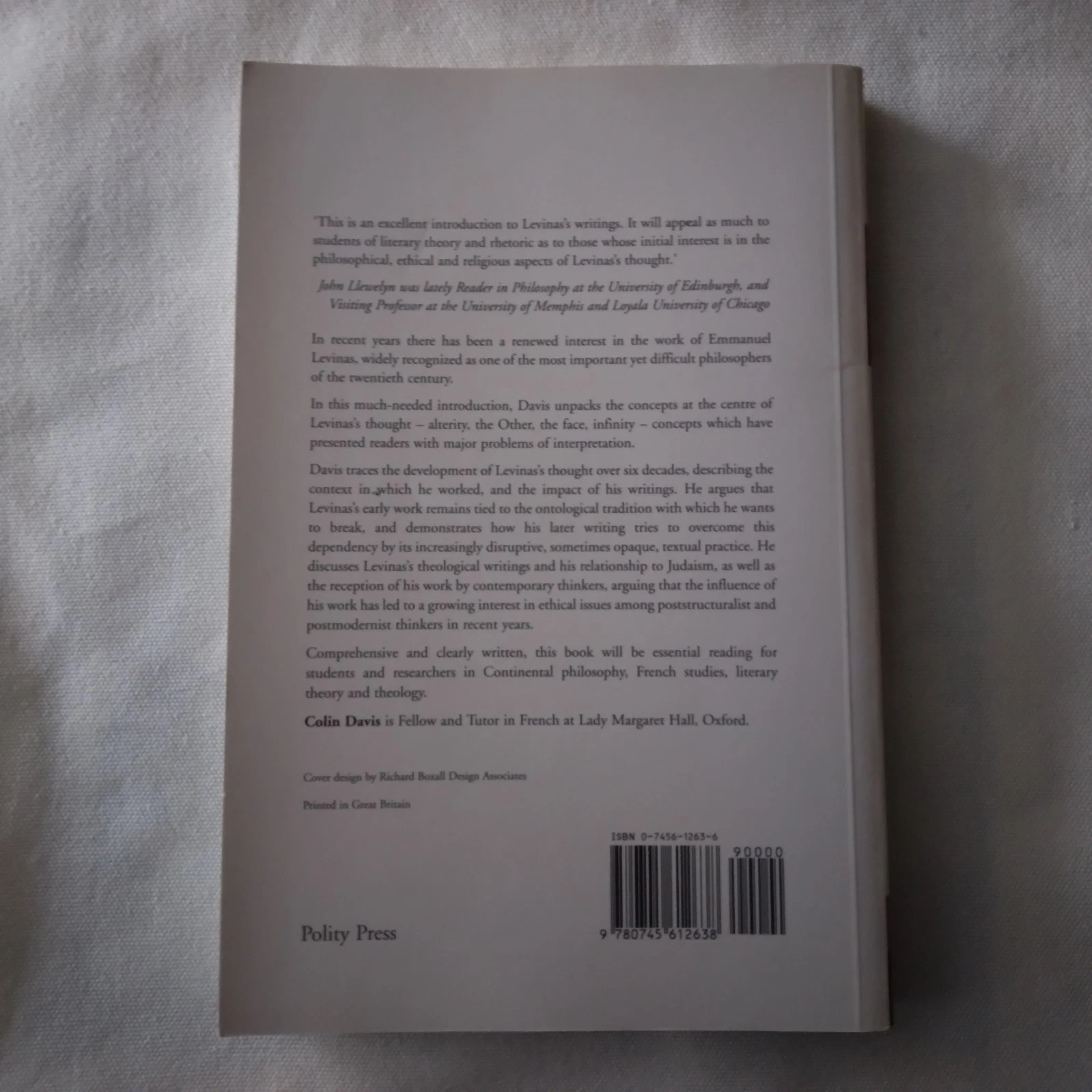 Levinas: An Introduction / Colin Davis, 1996 - Image 3