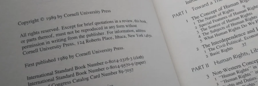 Universal Human Rights in Theory and Practice / Jack Donnelly, 1989