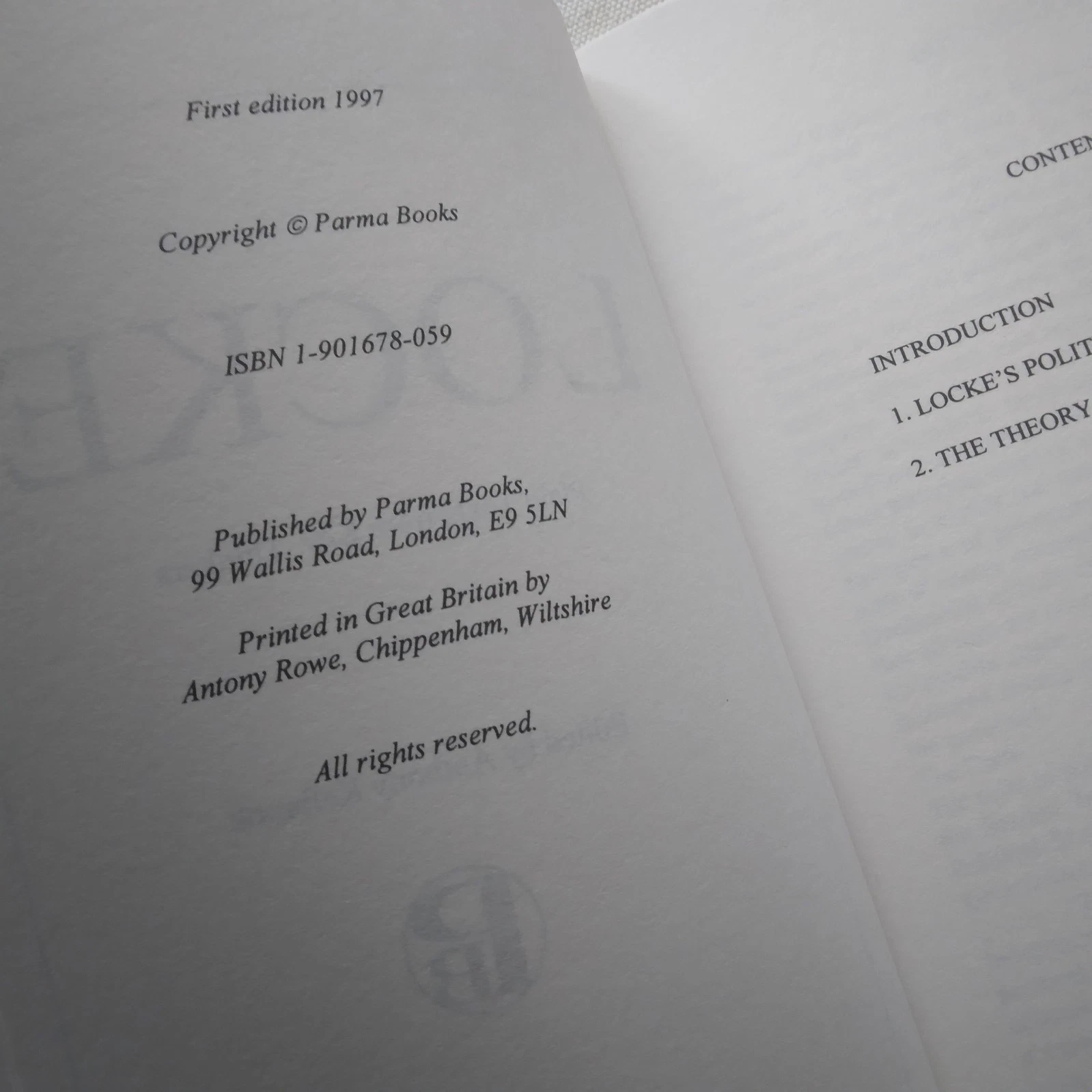 John Locke Plain Texts from Key Thinkers, 1997 - Image 3