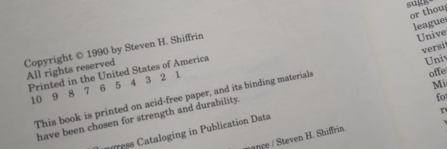 First Amendment, Democracy, and Romance / Steven H. Shiffrin, 1990