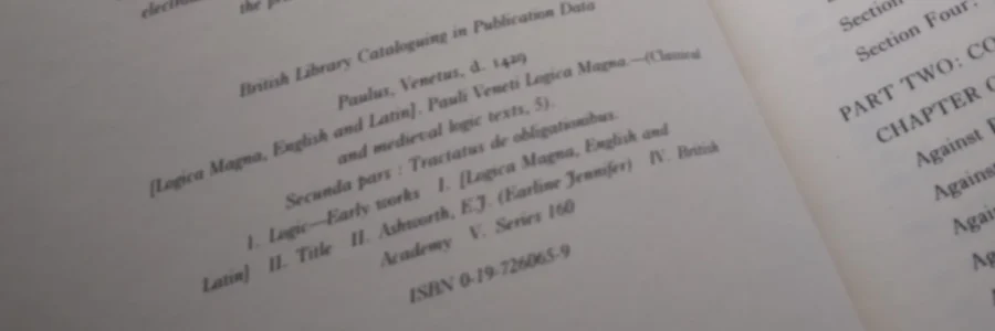 Paul of Venice: Logica Magna, Part II, Fascicule 8, Ashworth, 1989