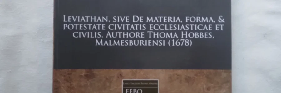 Hobbes: Leviathan, Sive de Materia, Forma, & Potestate Civitatis…, 2010